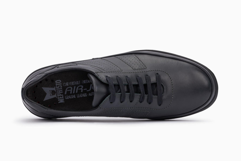 Mephisto TOMY Noir 6100 Chaussure ultra-léger pour hommes avec semelles amovibles - Dealorys