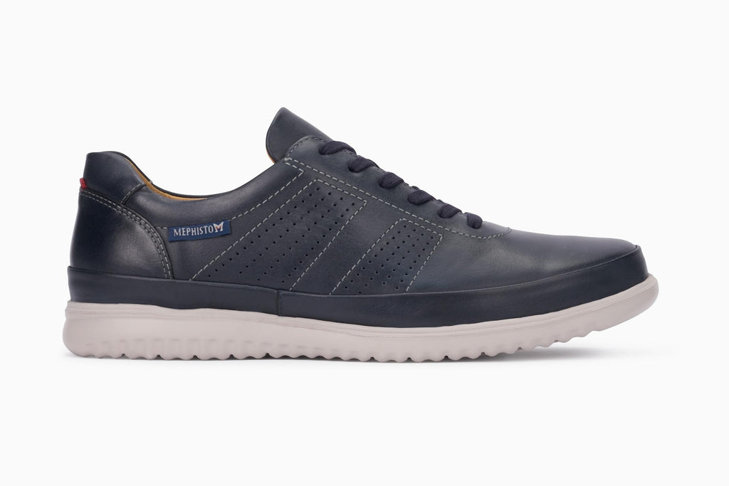 Mephisto TOMY Navy Chaussure ultra-léger pour hommes avec semelles amovibles - Dealorys