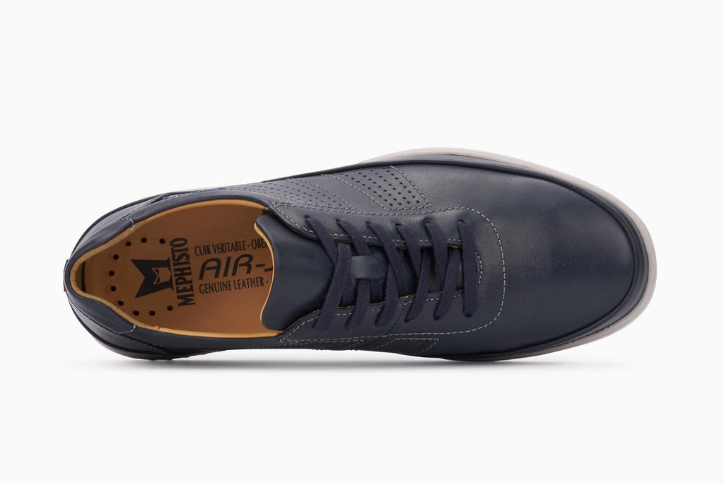 Mephisto TOMY Navy Chaussure ultra-léger pour hommes avec semelles amovibles - Dealorys