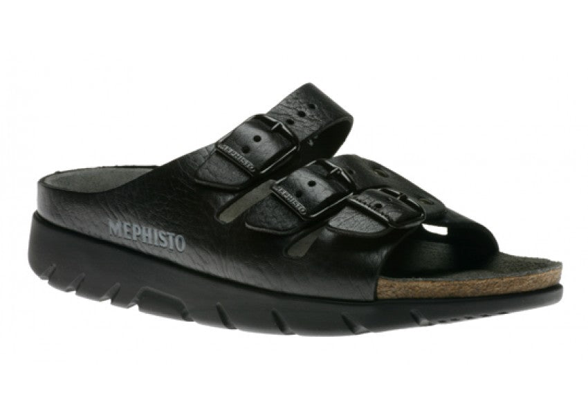 Mephisto ZACH FIT Noir 4400 Sandale de marche Orthopédique unisex - Dealorys
