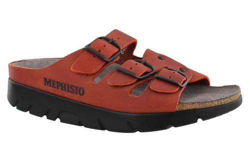 Mephisto ZACH FIT Red 3401 LARGE Sandale pour Femmes Orthopédique Women Orthopedic Sandals - Dealorys
