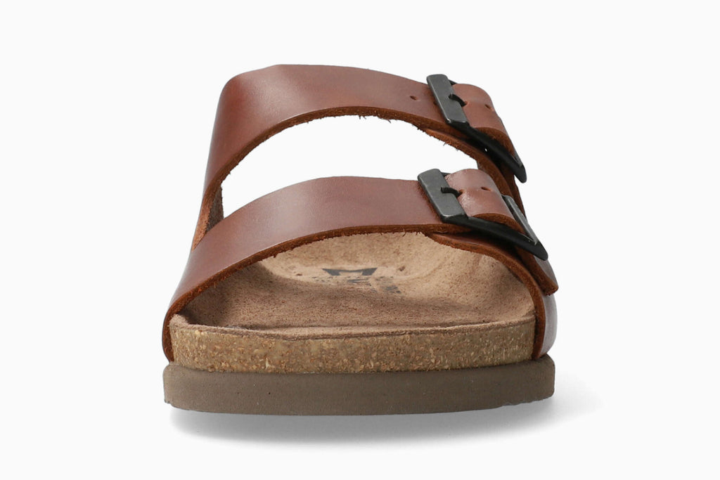 Mephisto NERIO Chestnut Cuir huilé 3478 Sandale pour Homme Orthopédique - Dealorys