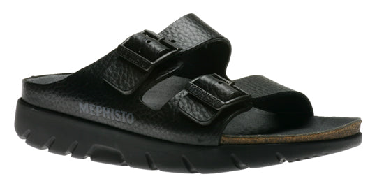 Mephisto ZONDER Noir 4400 Sandale de marche Orthopédique - Dealorys