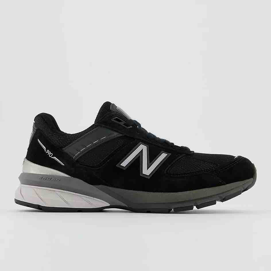 New Balance W990BK5 Noir Chaussures de course pour femmes avec semelles amovibles - Dealorys
