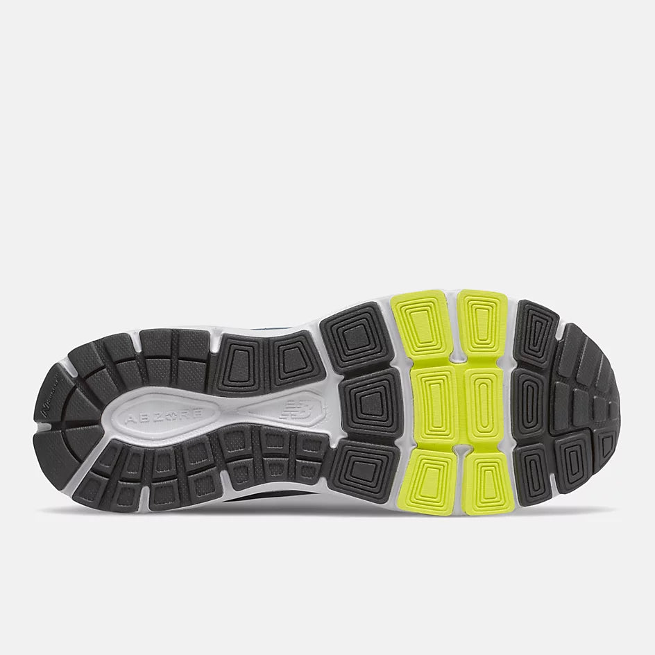 New Balance 840 M840LB5 Gris océan et bleu oxygène | Espadrilles de course pour hommes avec semelles amovibles - Dealorys