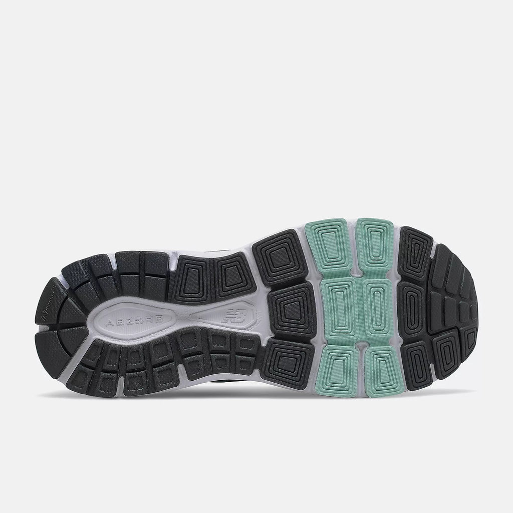 New Balance 840 W840BM5 Noir avec bleu orage | Espadrilles de course pour femmes avec semelles amovibles - Dealorys