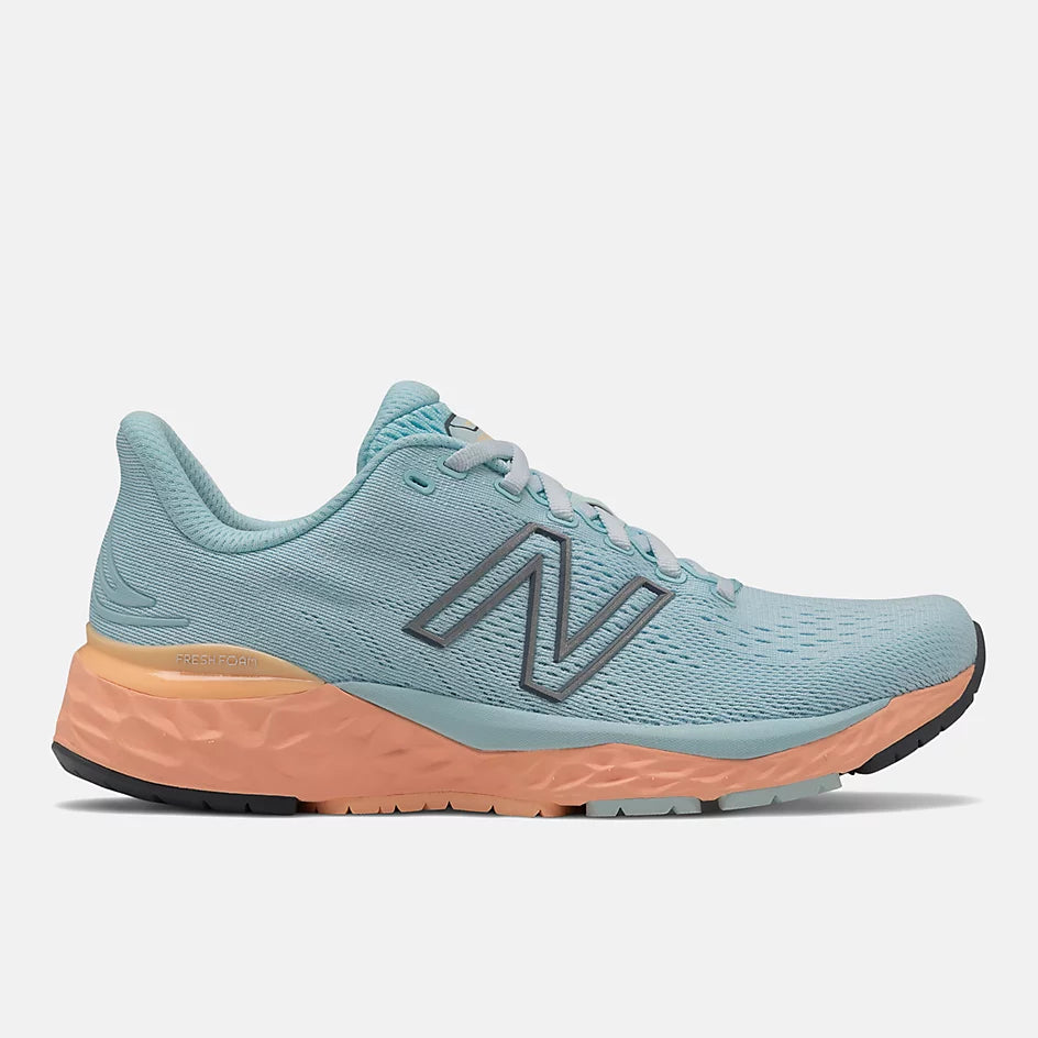 New Balance 880 W880G11 Bleu/Mangue claire | Espadrilles de course avec semelles amovibles - Dealorys