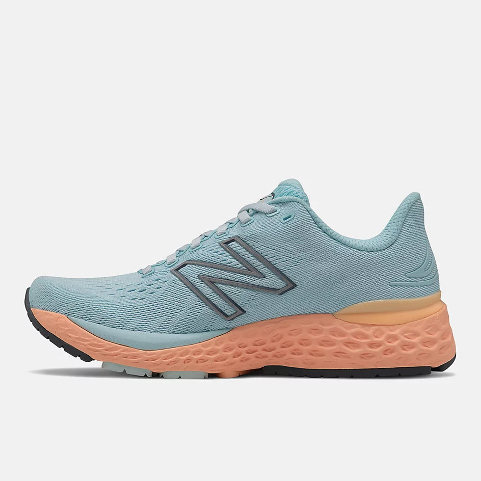 New Balance 880 W880G11 Bleu/Mangue claire | Espadrilles de course avec semelles amovibles - Dealorys