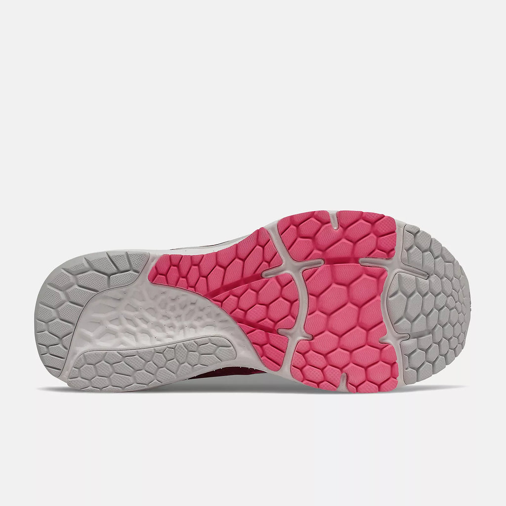New Balance 880 W880R11 Garnet avec glo rose | Espadrilles de course pour femmes avec semelles amovibles - Dealorys