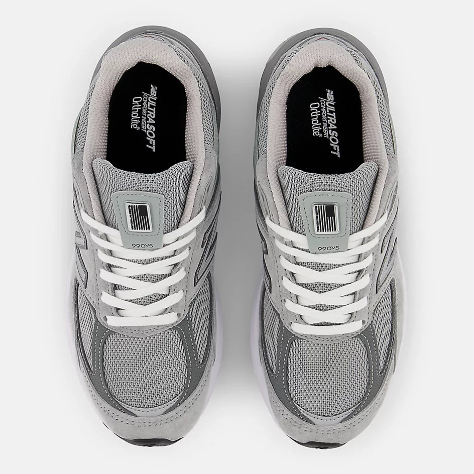 New Balance W990GL5 Gris | Espadrilles avec semelles amovibles Fabriquée aux États-Unis - Dealorys