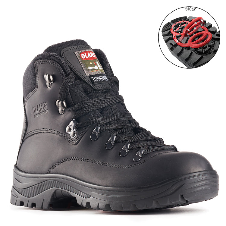 Olang ALABAMA NERO Botte avec crampons rabattables pour Homme - Dealorys