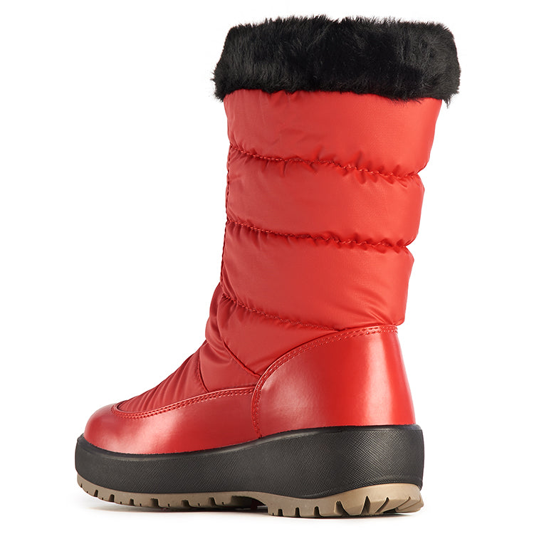 Olang GEMMA ROSSO Botte d'hiver à crampons rabattables pour femmes - Dealorys