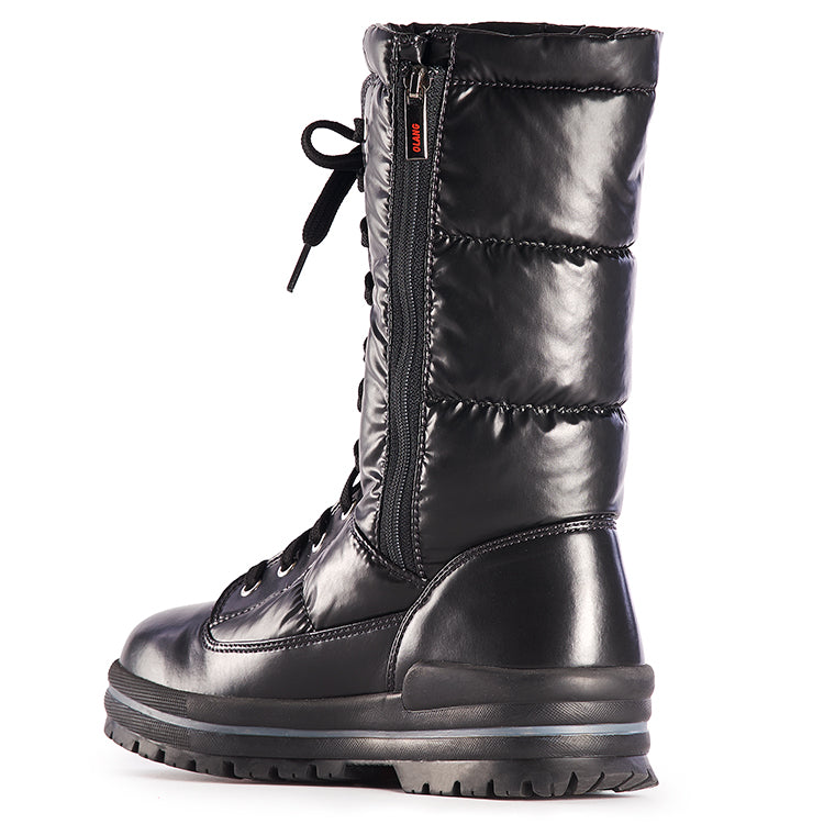 Olang GLAMOUR NERO Botte d'hiver à crampons rabattables pour femmes - Dealorys