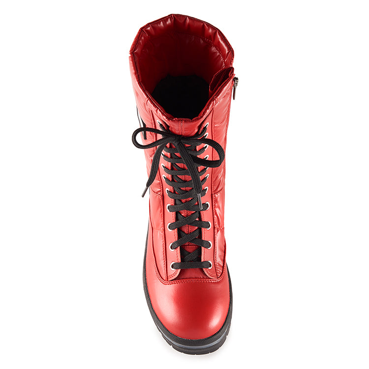 Olang GLAMOUR ROSSO Botte d'hiver à crampons rabattables pour femmes - Dealorys