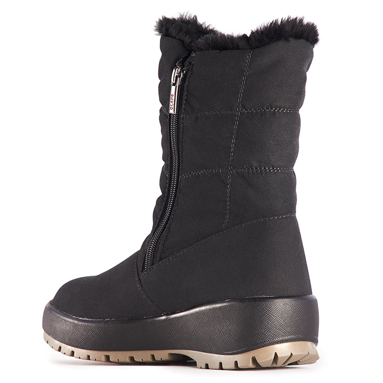 Olang GRACE NERO Botte d'hiver à crampons rabattables pour femmes - Dealorys