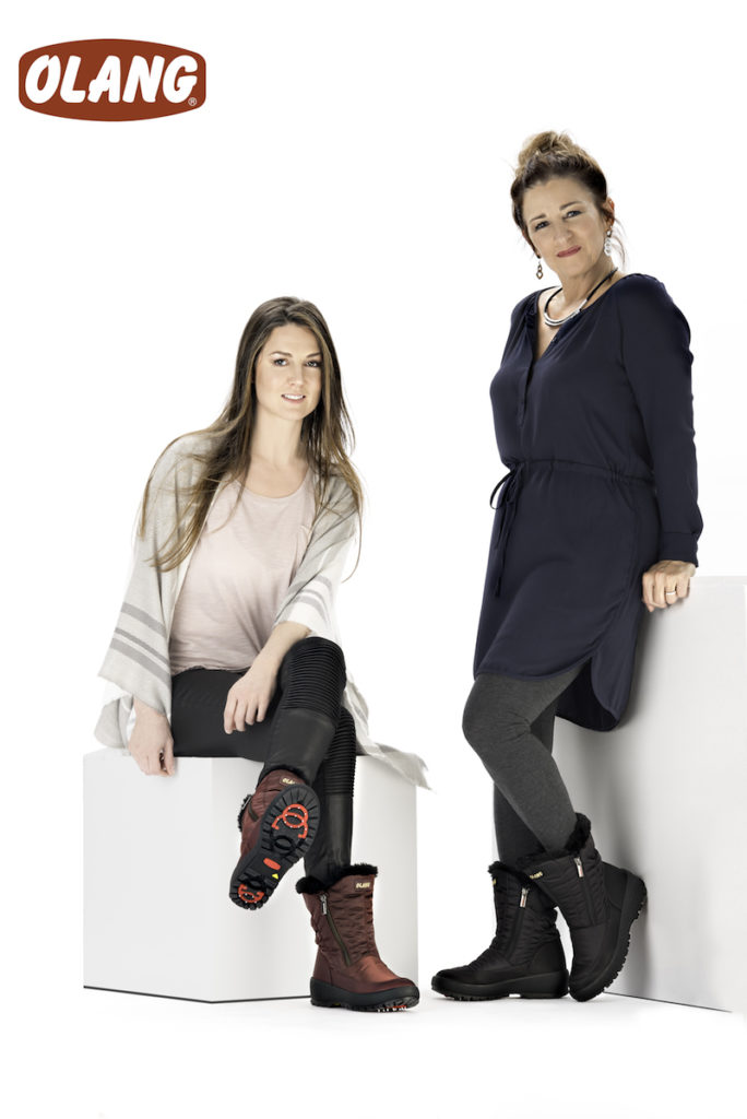 Olang MONICA NERO Botte avec crampon rabattable Femmes - Dealorys