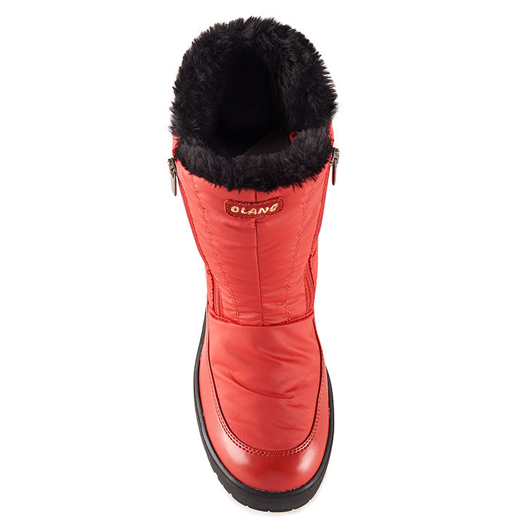 Olang MONICA ROSSO Botte avec crampon rabattable Femmes - Dealorys