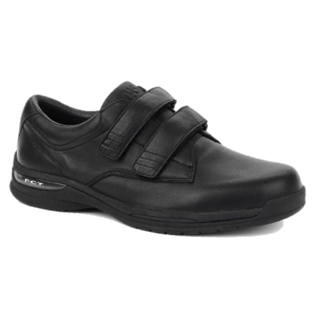 Oasis NEVIS Noir Chaussures pour Hommes EXTRA-LARGE avec Semelles Amovibles - Dealorys