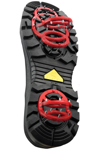 Olang Kiev Noir Homme Botte avec crampon rabattable - Dealorys