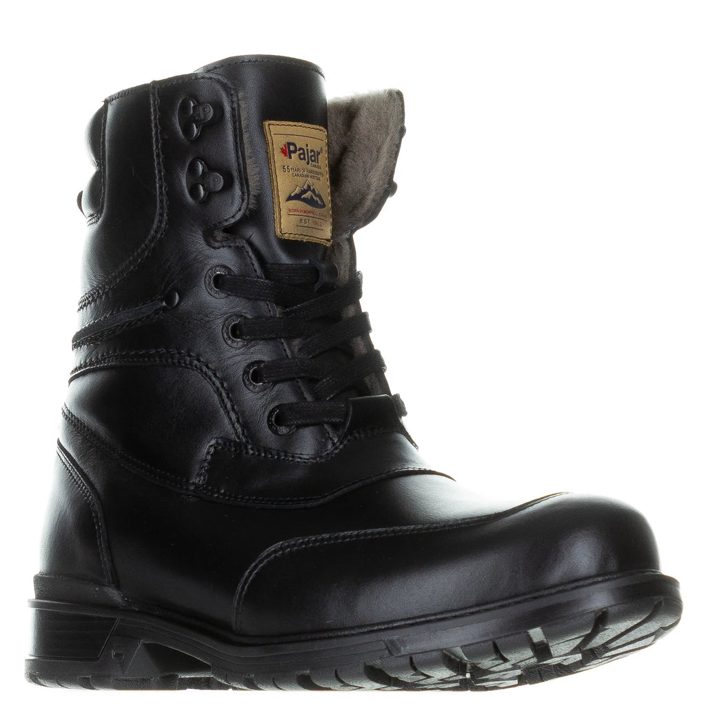 Pajar CHARLES C Noir | Bottes d'hiver pour hommes Fabriquées au Canada - Dealorys
