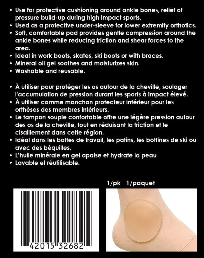 Paradigm Medical - Manchon protecteur pour cheville en gel - Dealorys