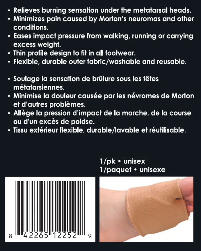 Paradigm Medical - Enveloppe métatarsienne en gel - Dealorys