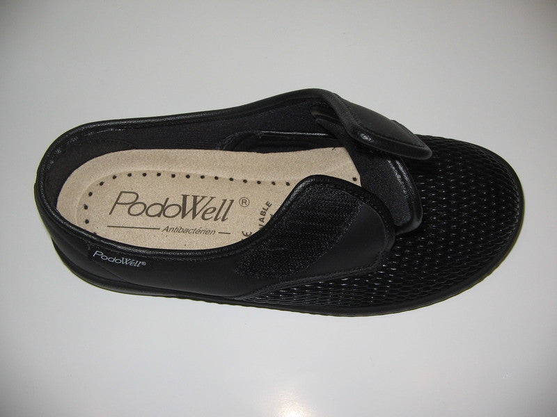 Podowell ALVINE Noir Chaussures pour pieds Sensibles - Dealorys