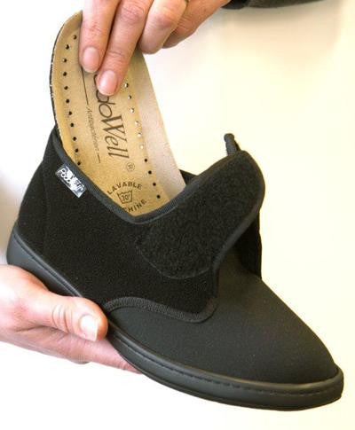 Podowell ALADIN Noir Chaussures pour pieds Sensibles - Dealorys