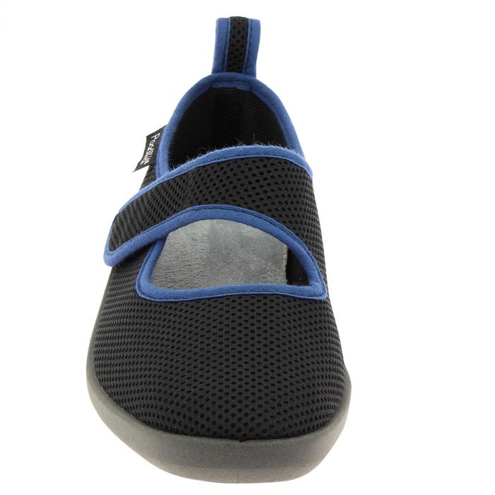 Podowell TARNOS Noir Bleu Chaussures pour pieds Sensibles - Dealorys
