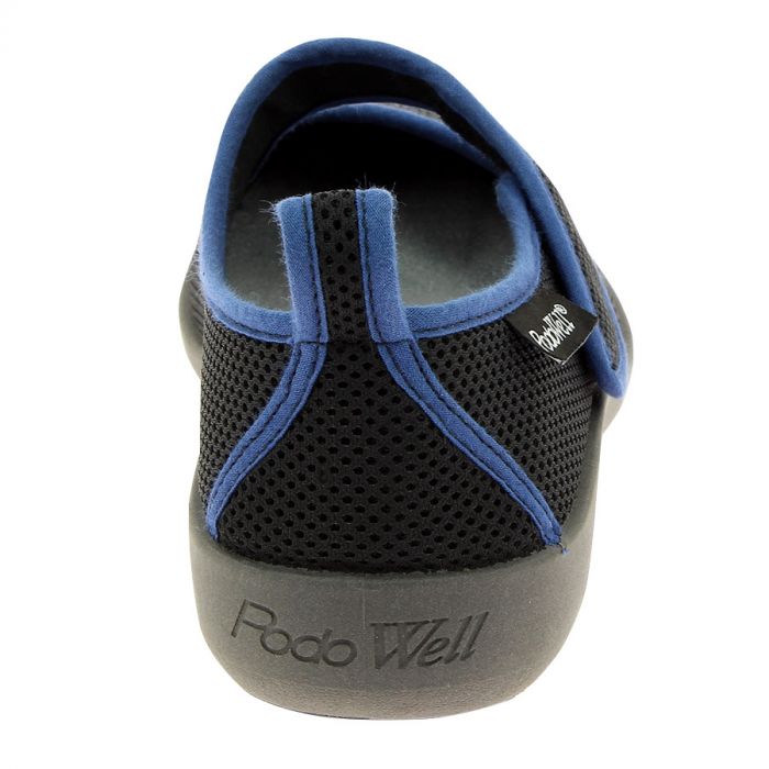 Podowell TARNOS Noir Bleu Chaussures pour pieds Sensibles - Dealorys