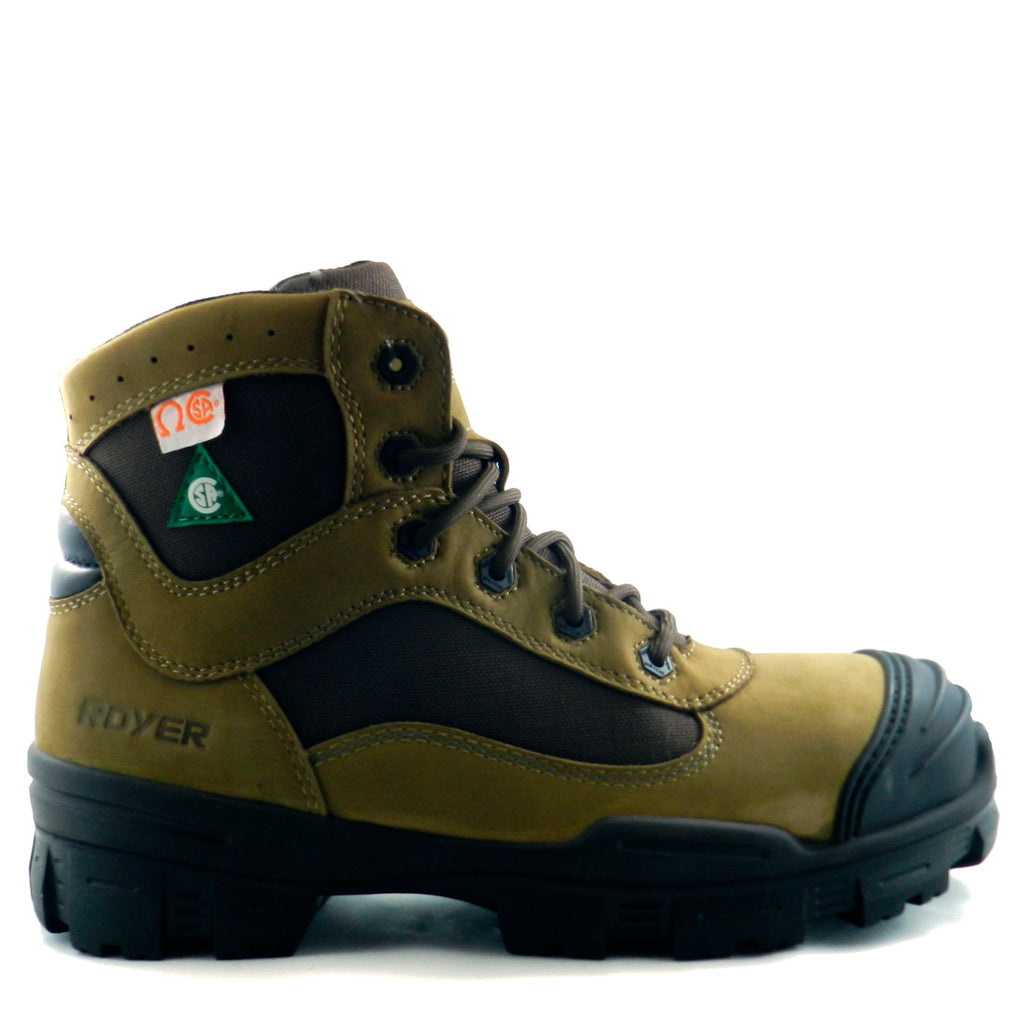 Royer 6120VT Brun SANS MÉTAL Botte de travail Safety Boots Metal Free - Dealorys
