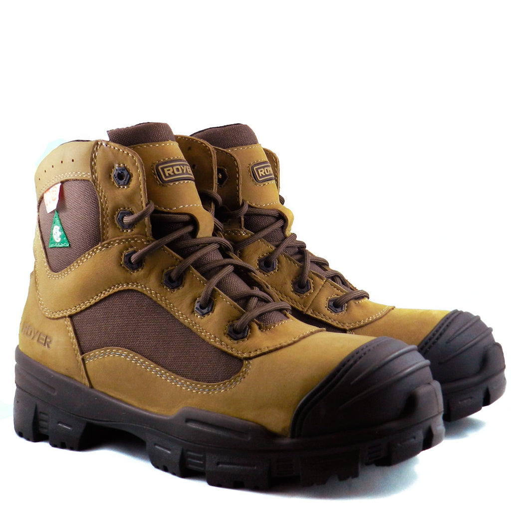 Royer 6120VT Brun SANS MÉTAL Botte de travail Safety Boots Metal Free - Dealorys