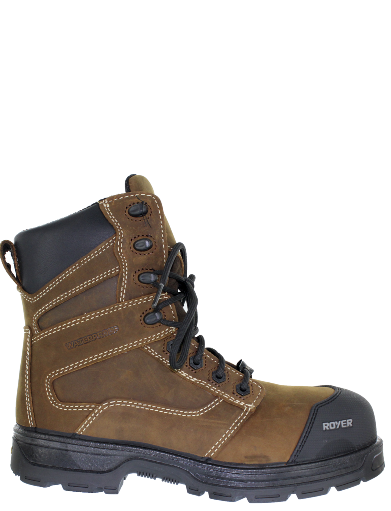 Royer 5727AG AGILITY ARTIC GRIP Brun Botte de travail SANS MÉTAL Isolé -20C Metal Free Safety Boots Assemblé au Canada - Dealorys