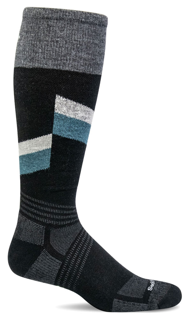 Sockwell SW71M STEEP MEDIUM Black 900 Bas Thérapeutique pour Hommes Compression Graduée Modérée 15-20mmHg - Dealorys