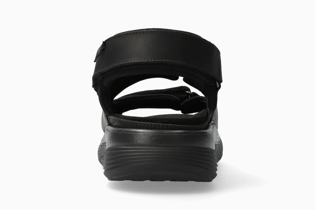 Sano WILFRIED Grizzly Black 100 par Mephisto Sandales Confortables pour hommes avec semelles amovibles berçeau - Dealorys