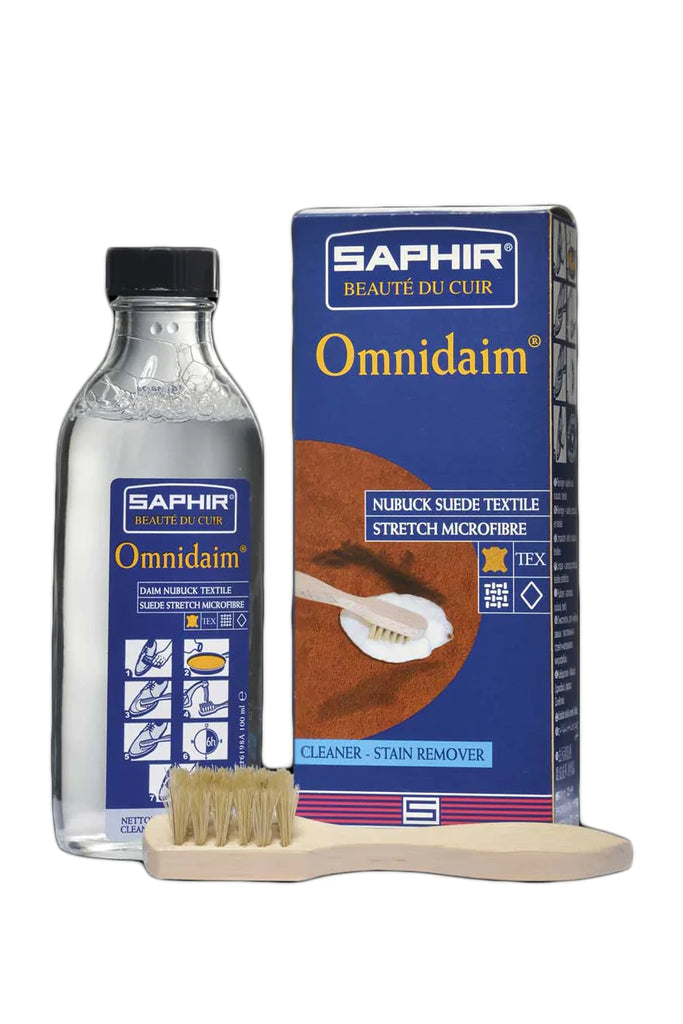 Saphir - Nettoyant Omnidaim pour nubuck/suède/textile 100 ml - Dealorys