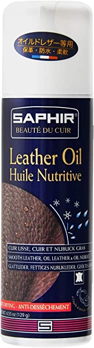 Saphir - Huile Nutritive pour cuir et nubuck gras 200 ml - Dealorys