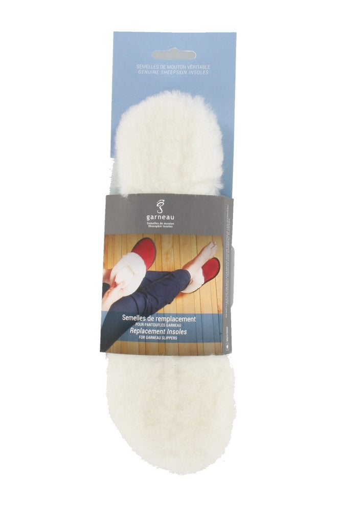 Garneau Semelles de remplacement pour pantoufles en Mouton Véritable pour Hommes - Dealorys