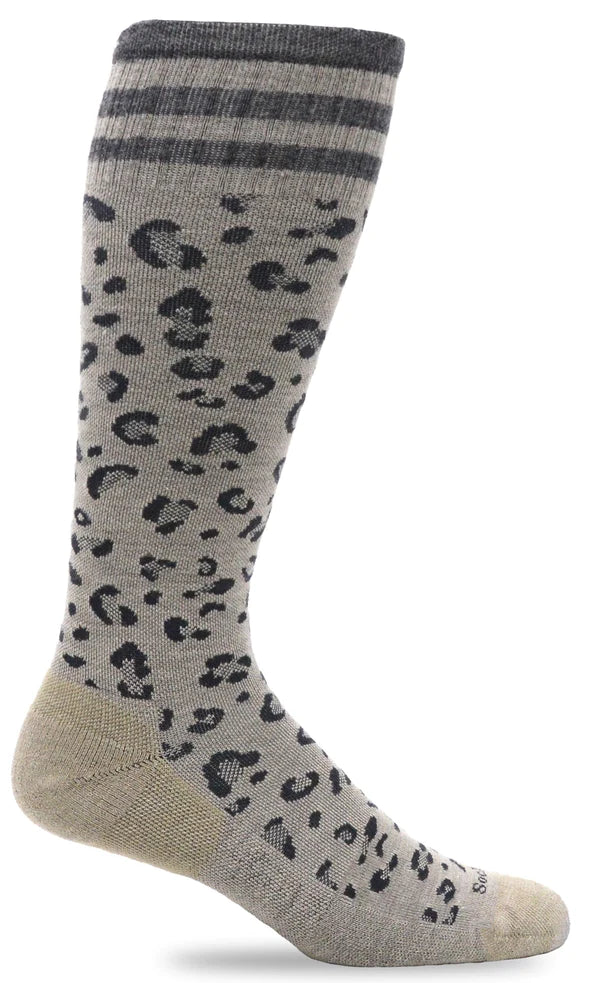 Sockwell Leopard SW117W Putty 080 | Compression Graduée Modérée 15-20mmHg - Dealorys