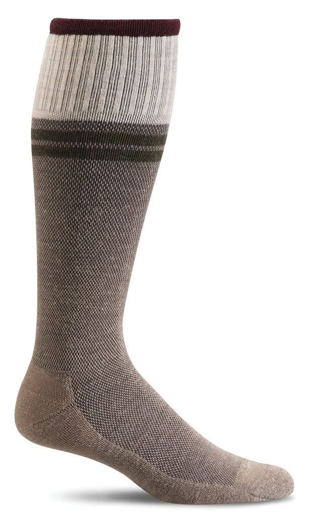 Sockwell SW19M Khaki Bas Thérapeutique pour Hommes Compression Graduée Modérée 15-20mmHg - Dealorys