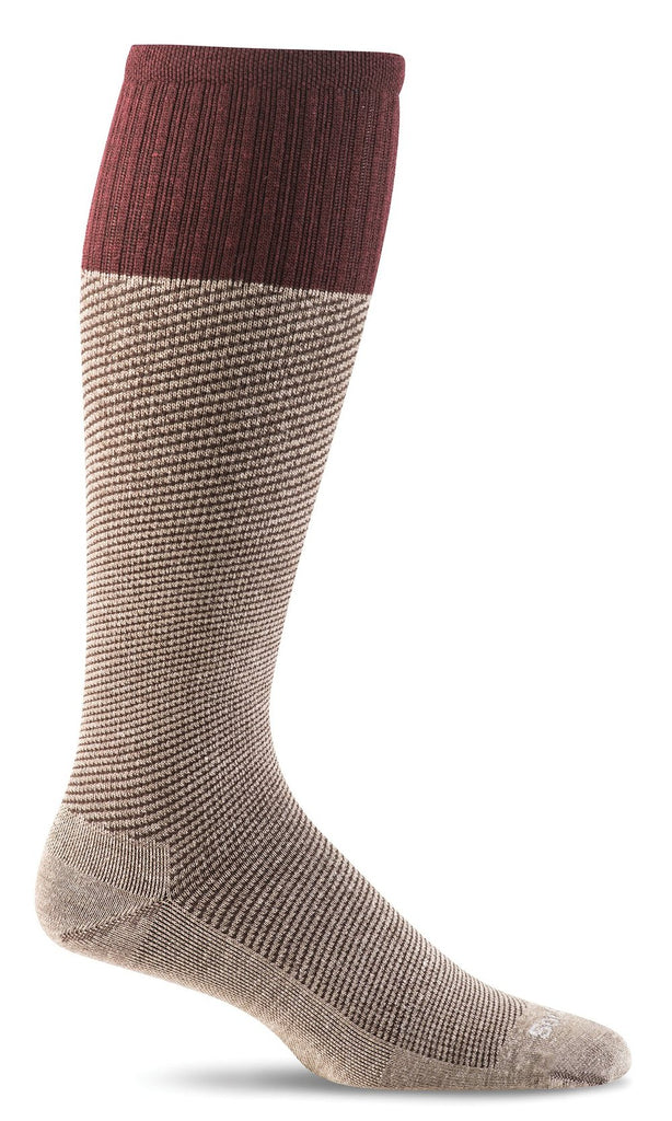 Sockwell SW20M Khaki Bas Thérapeutique pour Hommes Compression Graduée Modérée 15-20mmHg  - Dealorys