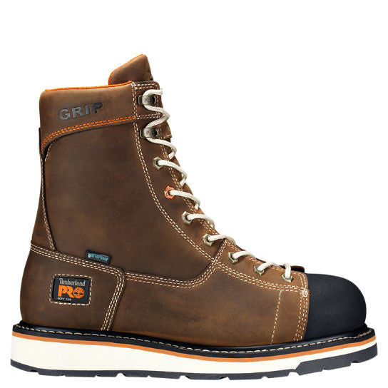Timberland Pro Gridworks Cap en Aluminium Imperméable A12EO Bottes de travail pour Hommes Brun - Dealorys