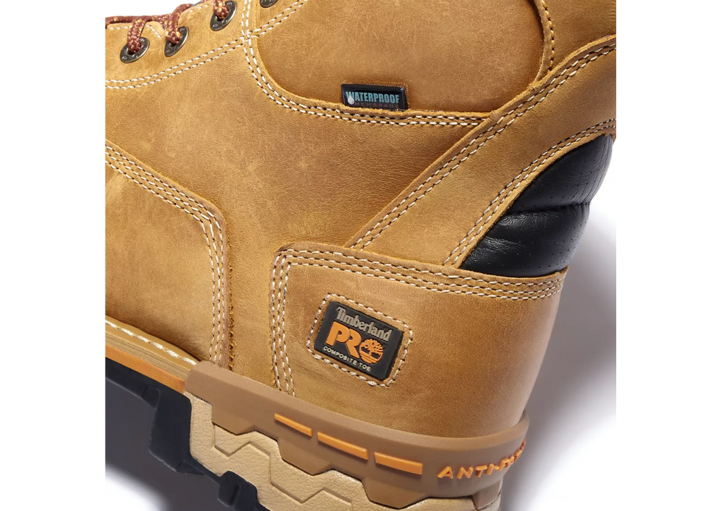 Timberland Pro 8" Boondock Wheat TB0A21B7231 Bottes de Travail pour Homme en Composite Imperméable isolé - Dealorys