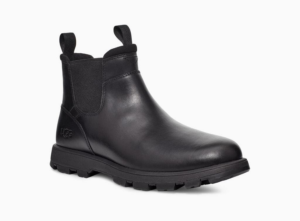 UGG HILLMONT CHELSEA Cuir Noir 1120989 - Dealorys
