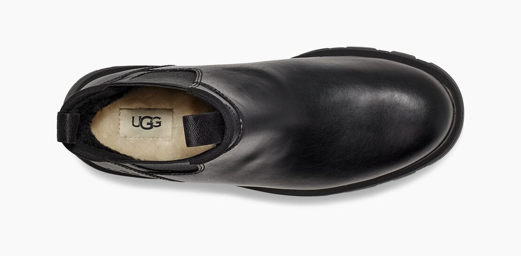 UGG HILLMONT CHELSEA Cuir Noir 1120989 - Dealorys