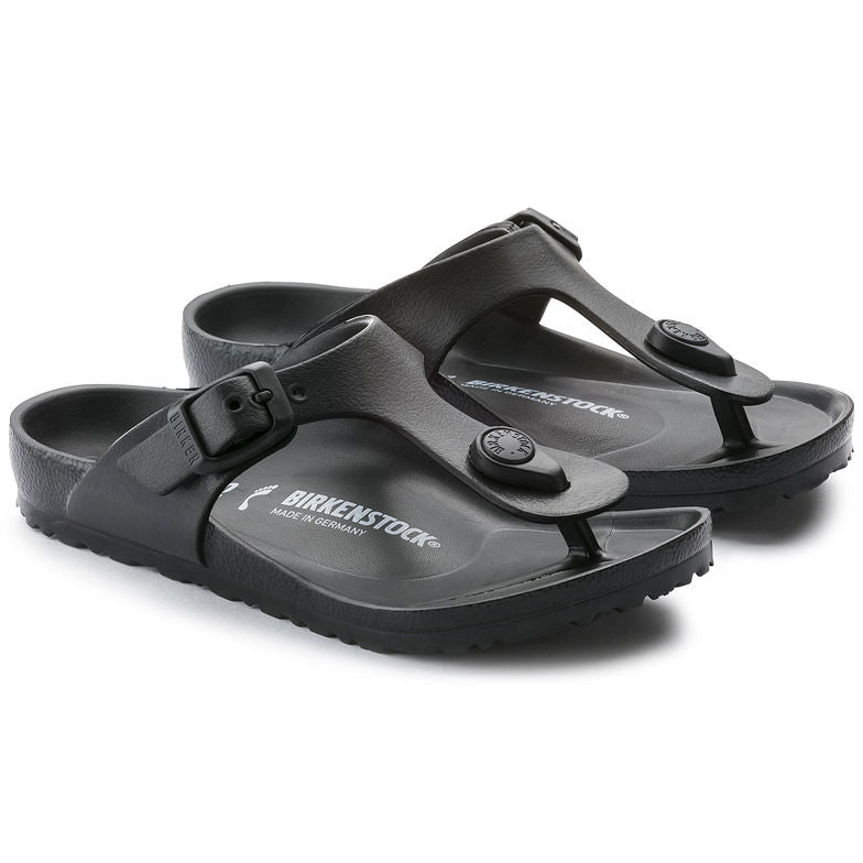 Birkenstock GIZEH KIDS EVA 128423 Noir pour enfant Largeur Étroit - Dealorys