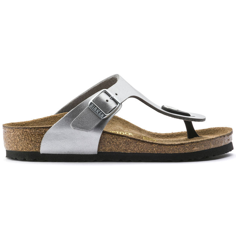 Birkenstock Gizeh Kids 846151 Silver Sandales pour ENFANTS largeur régulière - Dealorys