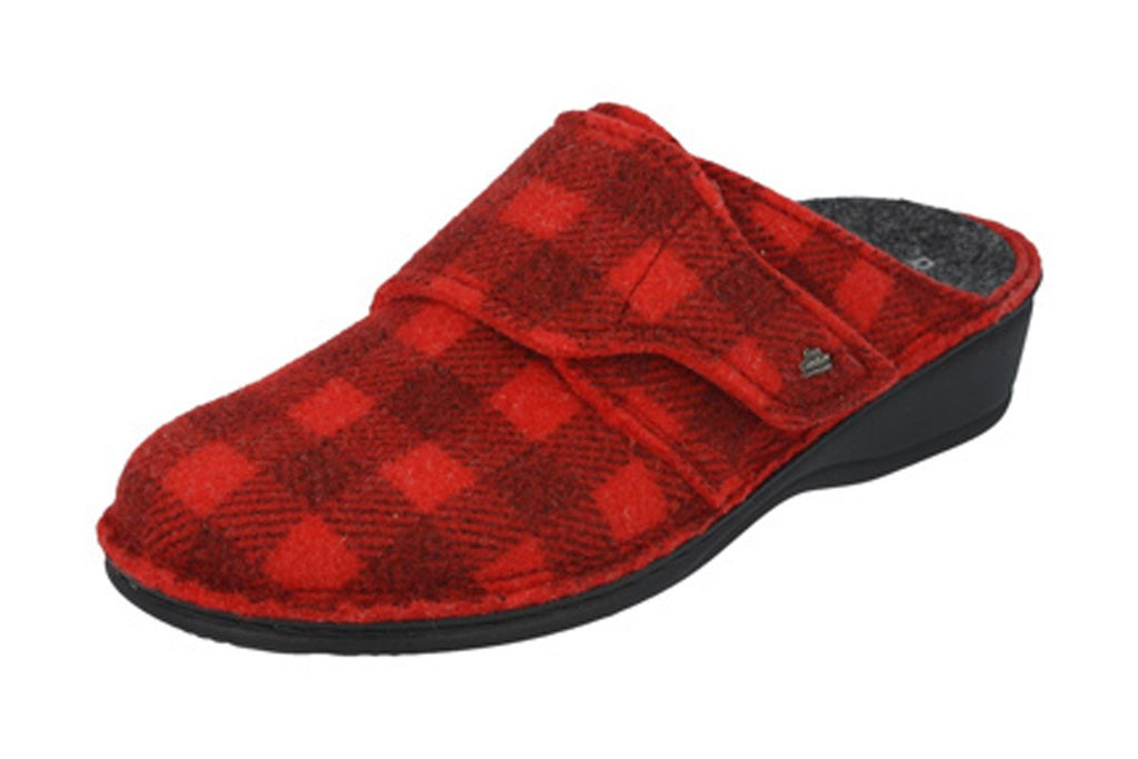 Finn Comfort ANDERMATT 6550-691147 Karofilz Red Sabots Orthopédiques avec Semelles Amovibles - Dealorys