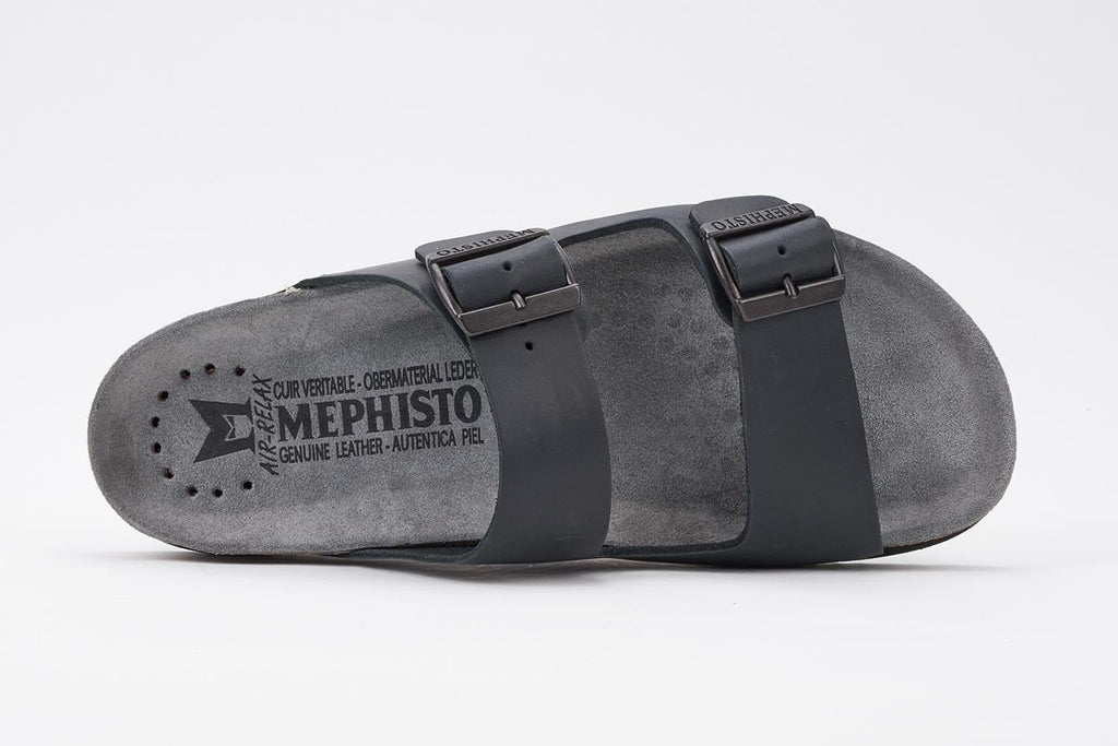 Mephisto NERIO Black 3400 Sandale pour Homme Orthopédique - Dealorys