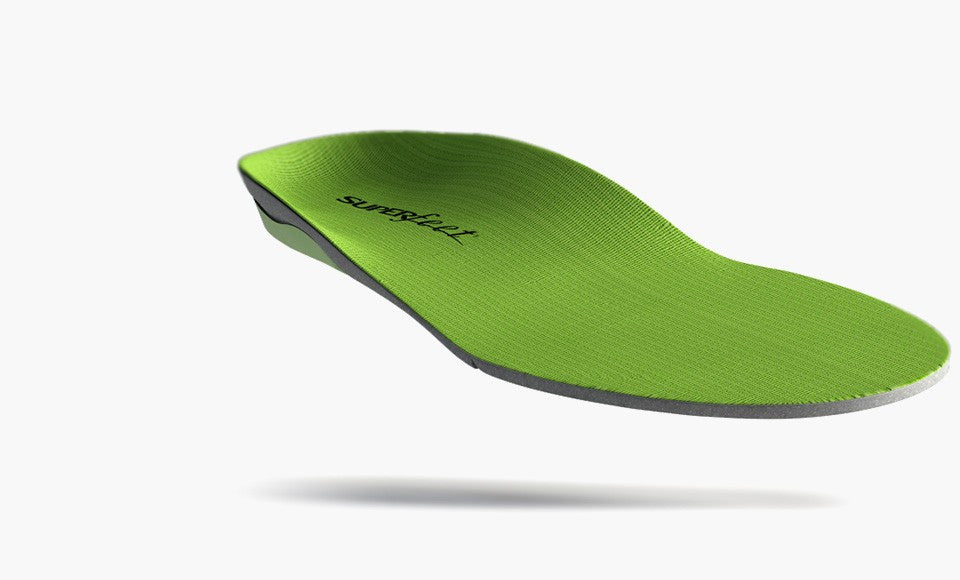 Superfeet WIDEGREEN Semelles Orthopédiques Vert LARGE - Dealorys